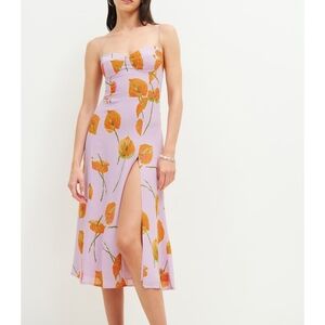 Reformation Luciana Juliette Midi Dress